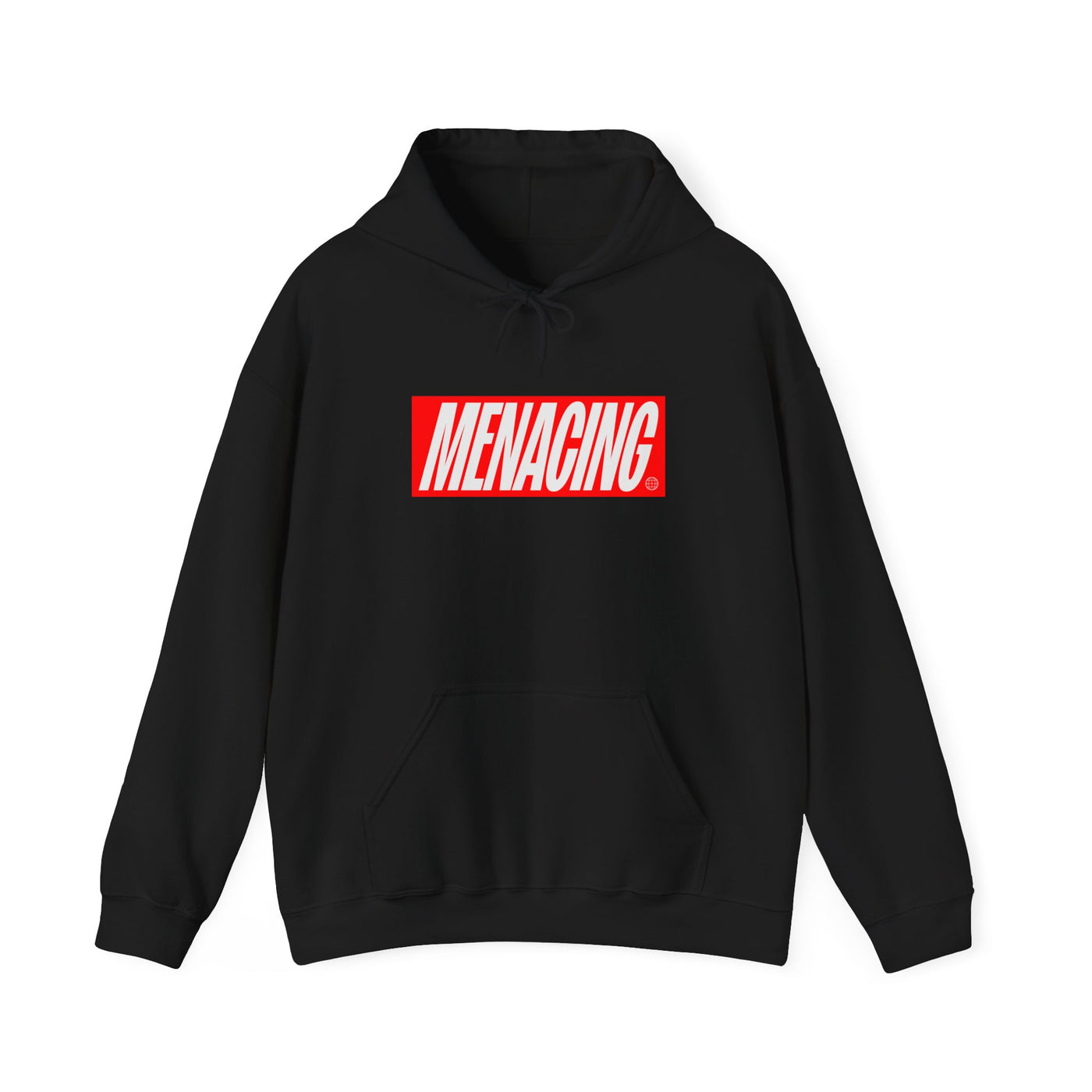 Menacing Italics - Red Hoodie