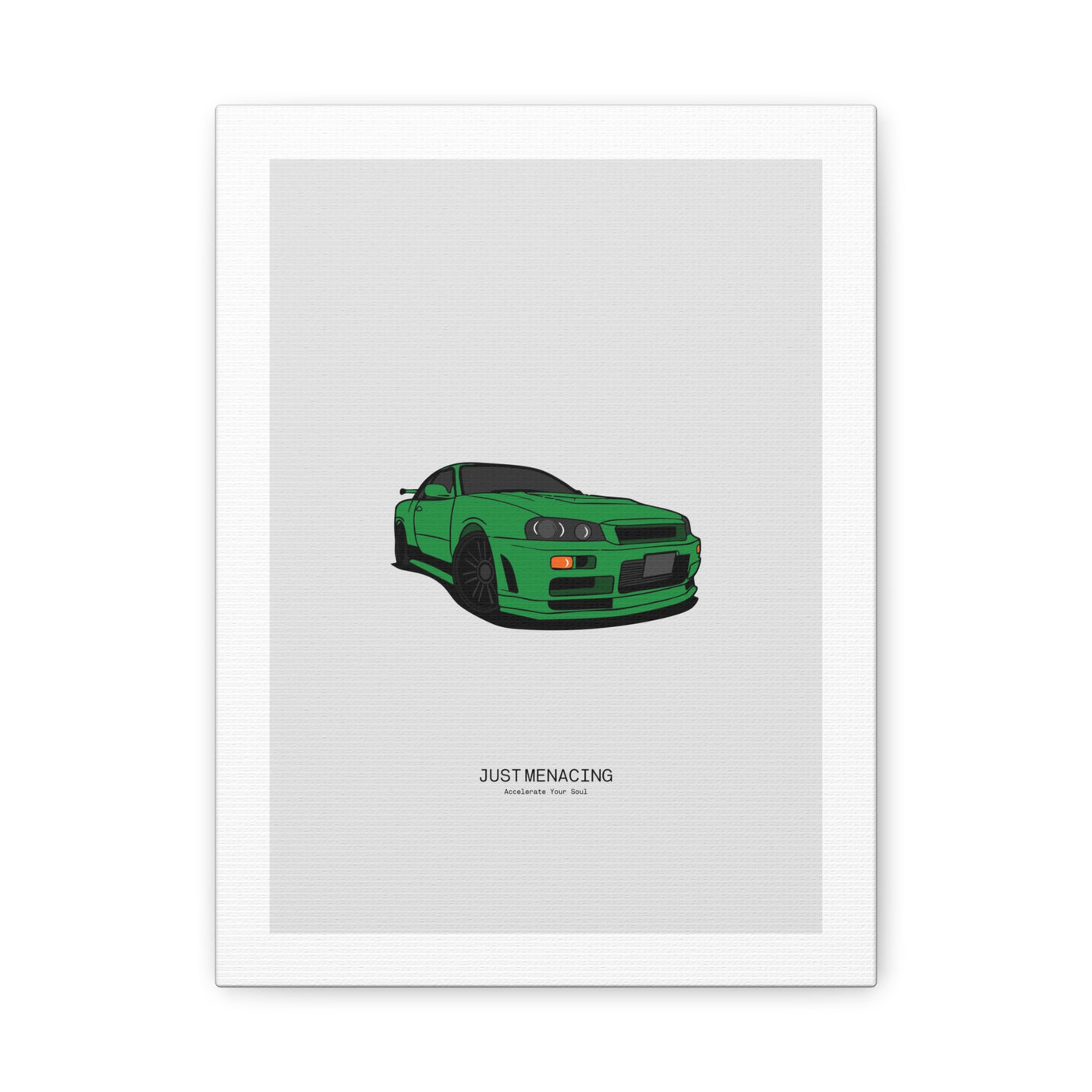 JustMenacing Green R34 Canvas
