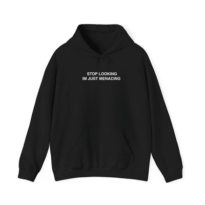 JustMenacing Stop Looking Hoodie