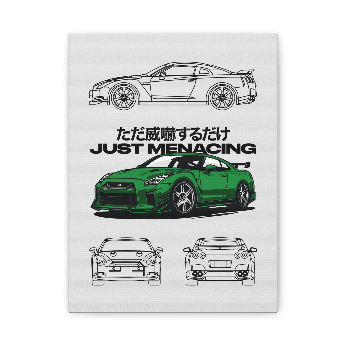 JustMenacing Nihon Green R35 Canvas