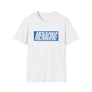 Menacing Italics - Blue Tee