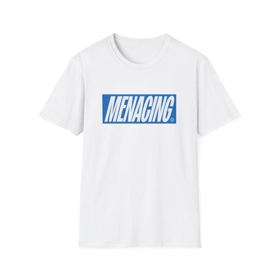 Menacing Italics - Blue Tee
