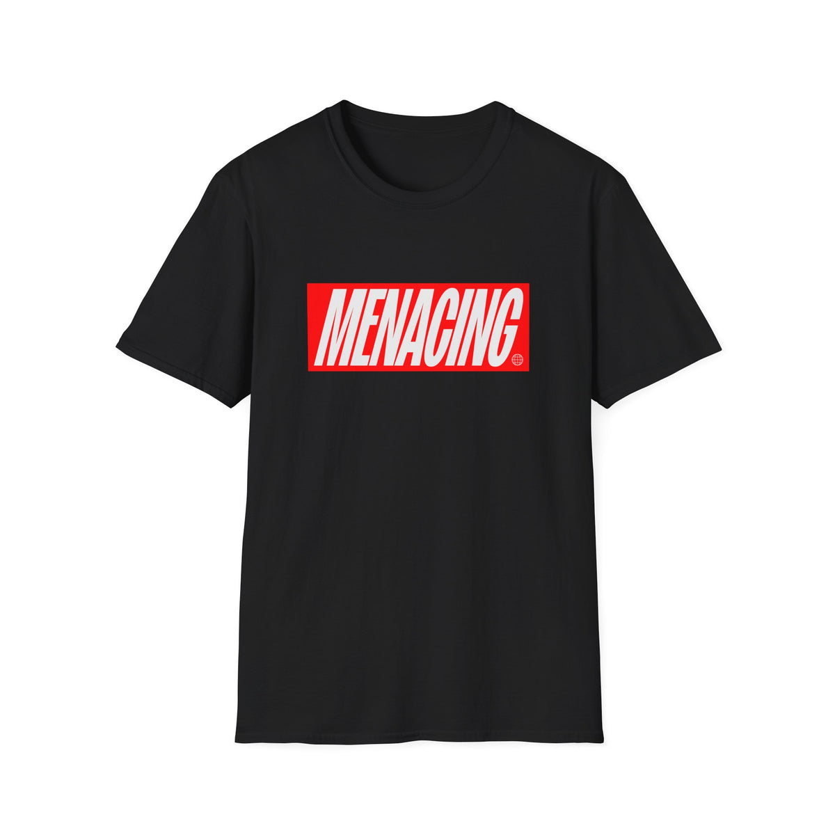 Menacing Italics - Red Tee