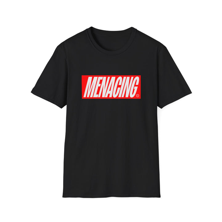 Menacing Italics - Red Tee