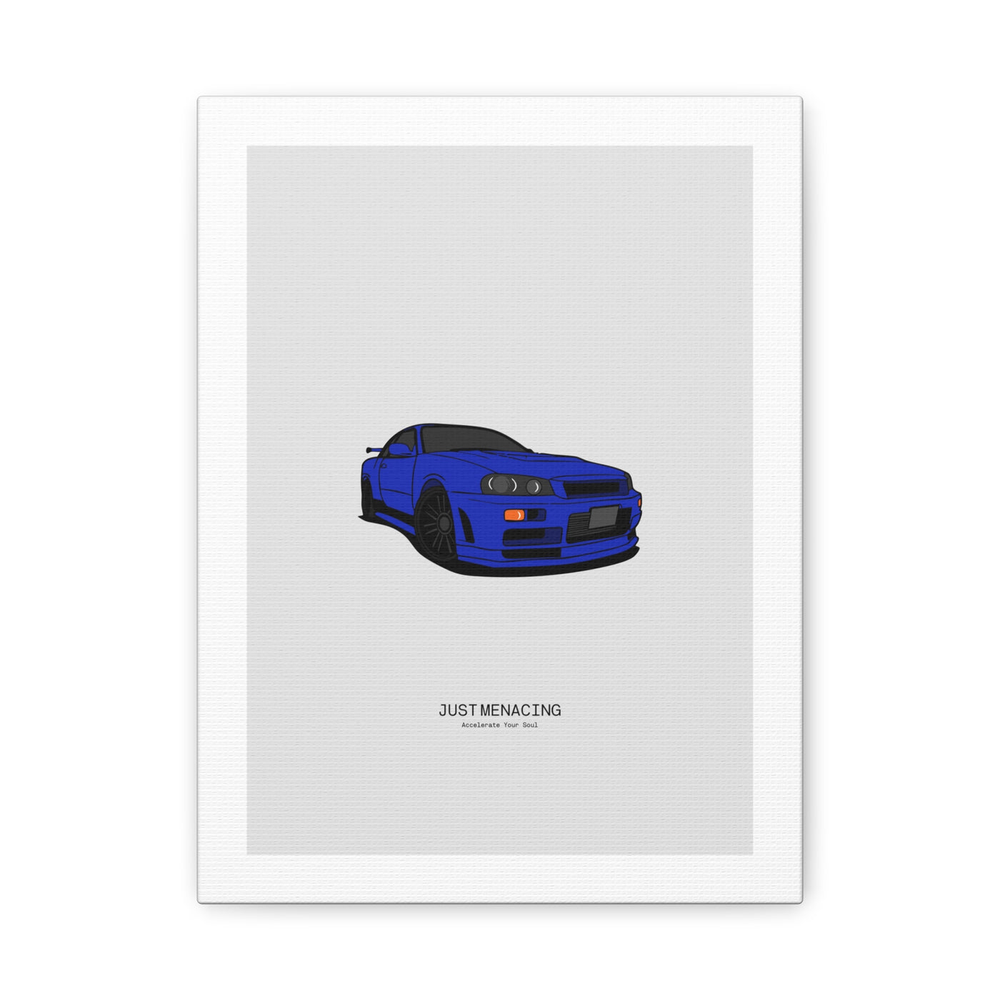 JustMenacing Blue R34 Canvas