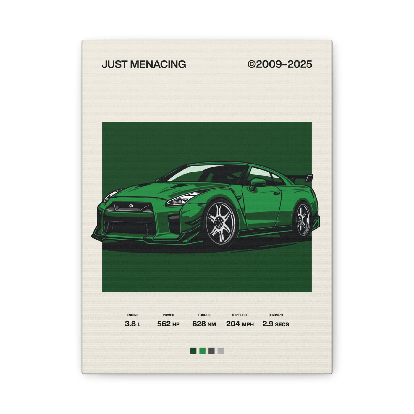 JustMenacing Green R35 Canvas