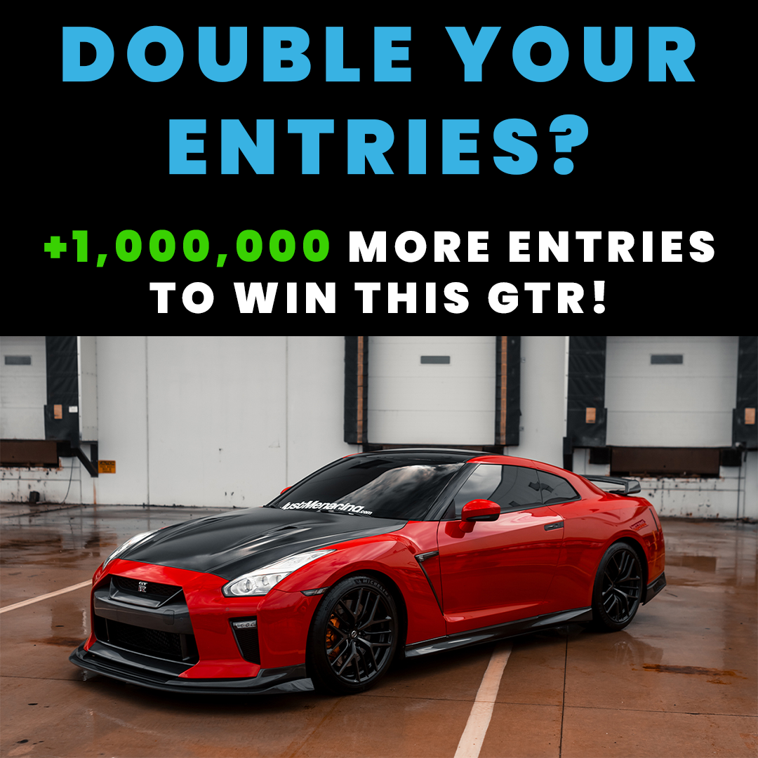 1,000,000 More Entries To WIN This GTR + $10K!