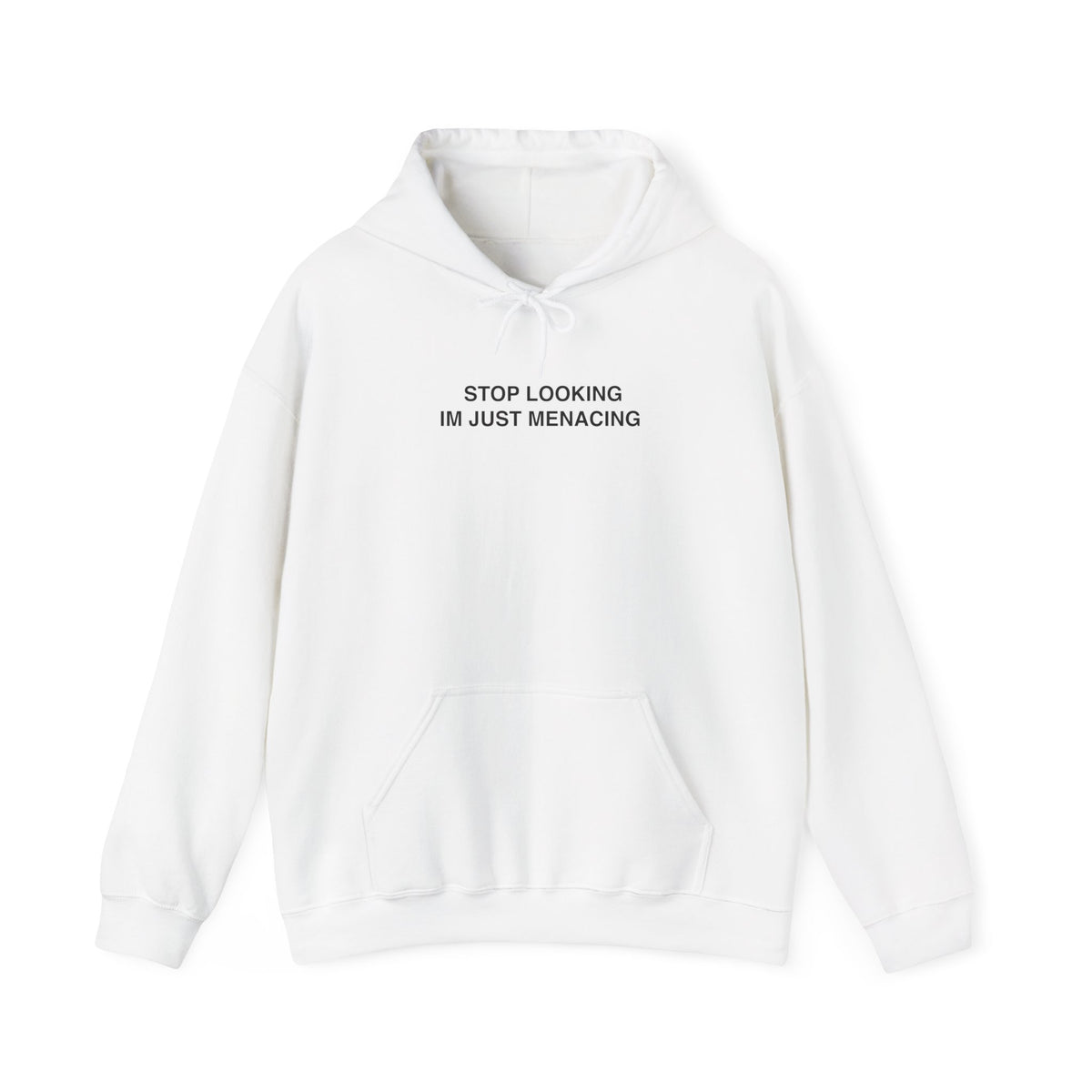 JustMenacing Stop Looking Hoodie