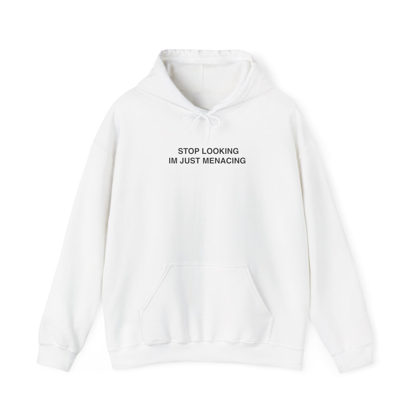 JustMenacing Stop Looking Hoodie