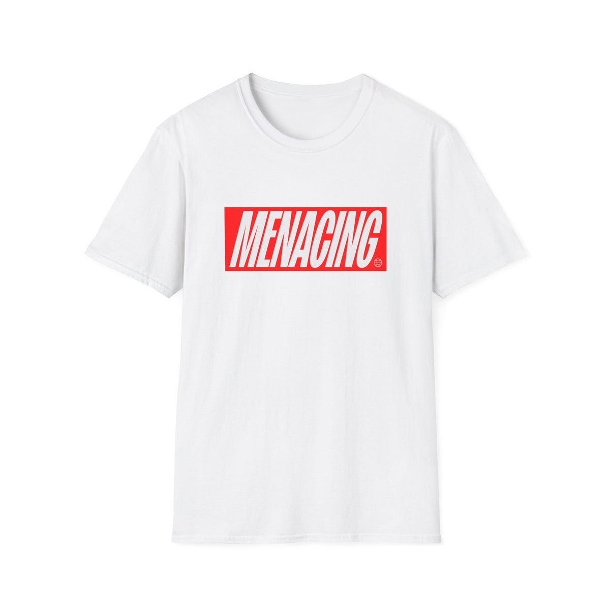 Menacing Italics - Red Tee