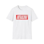 Menacing Italics - Red Tee