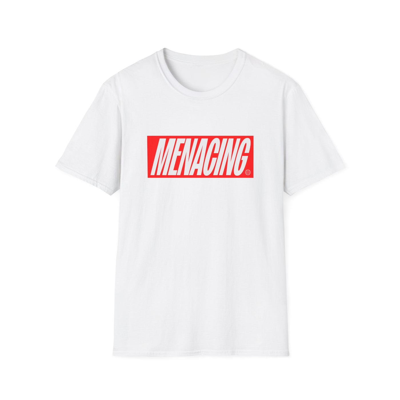 Menacing Italics - Red Tee