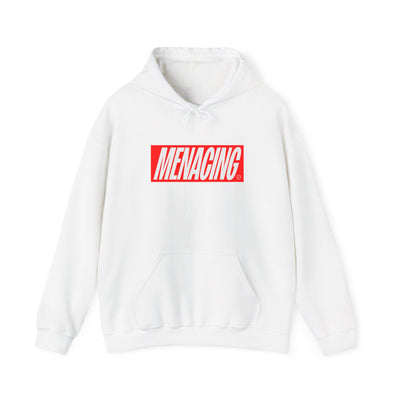 Menacing Italics - Red Hoodie