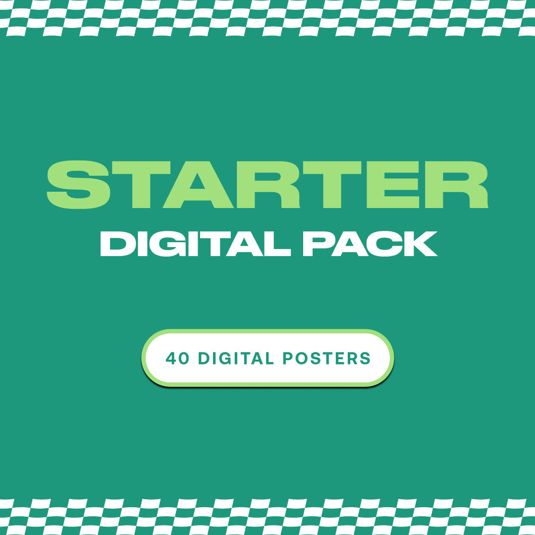 Starter Digital Pack [40 Digital Posters]