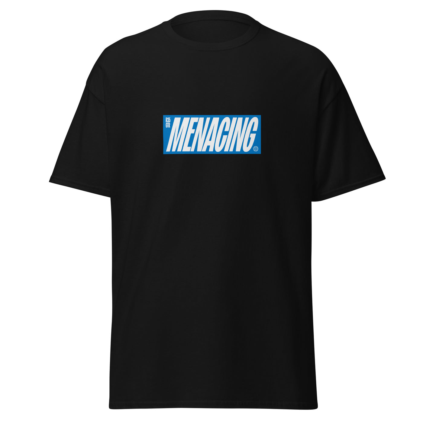 Menacing Italics Tee (Blue)