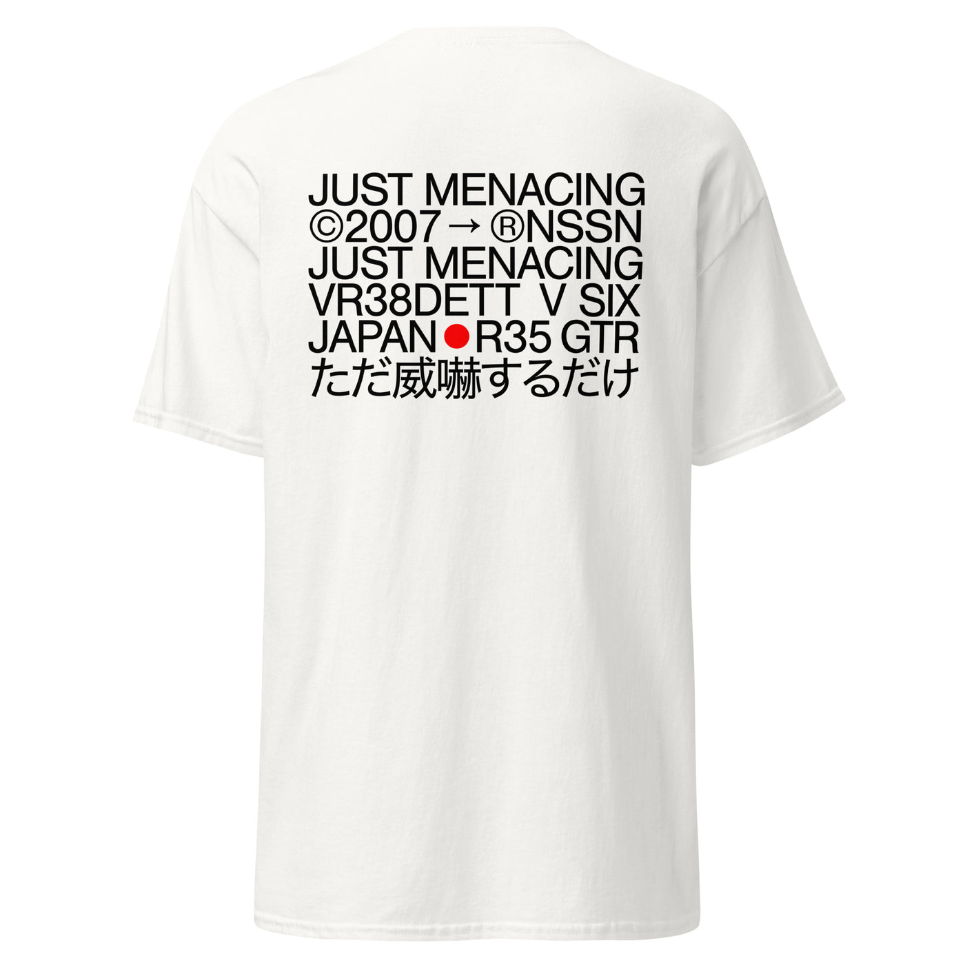 JustMenacing Details Tee (White)