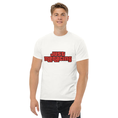 JustMenacing GTA Tee (White) - Red