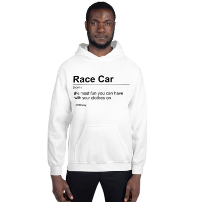 Race Car Hoodie (White)