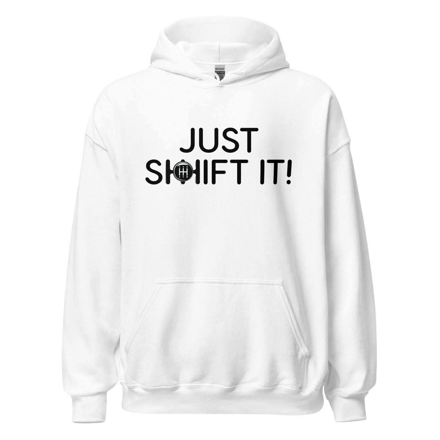 Just Shift It Hoodie (White)