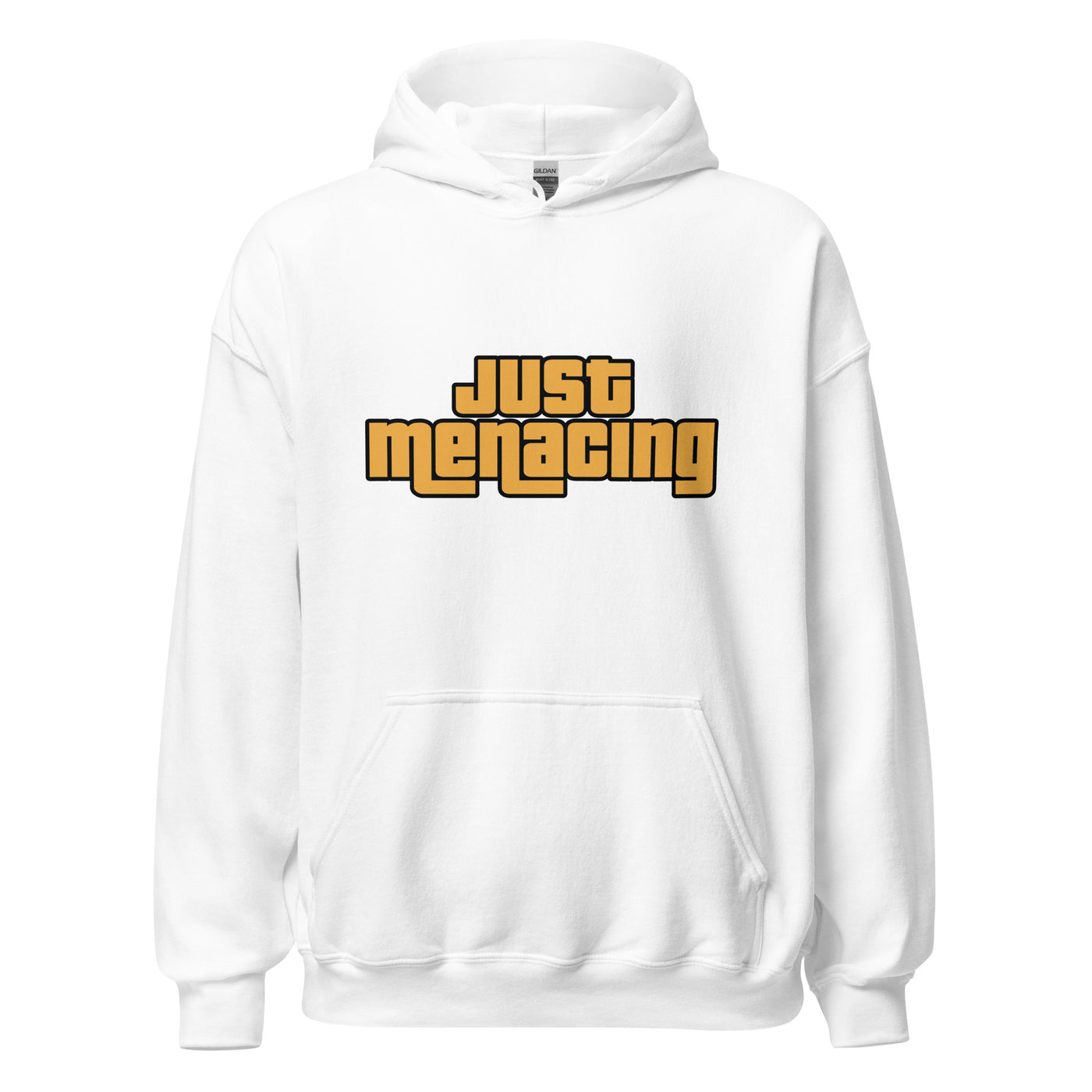 JustMenacing GTA Hoodie (White) - Yellow